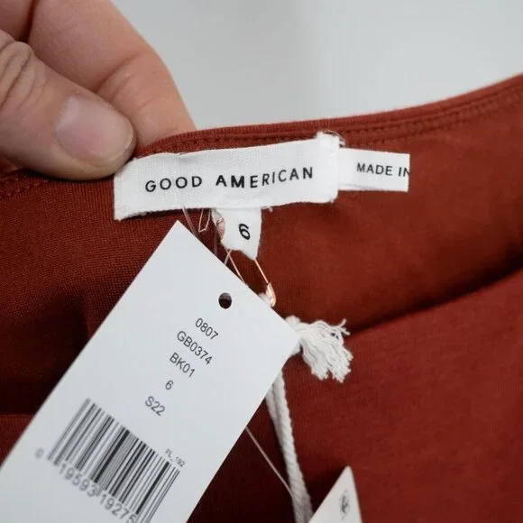 Good American Modern Tank Bodysuit Brick | 3XL - Picture 9 of 10